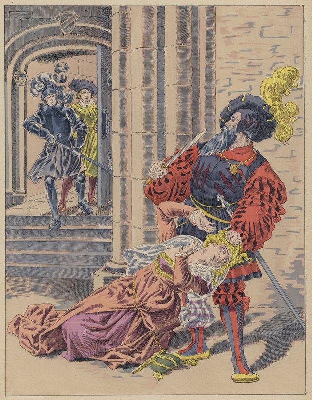 Siniparta, Siniparta (väri litho) tekijältä Frederic Theodore (after) Lix