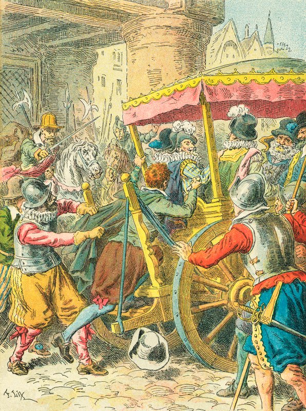 Ranskan kuninkaan Henrik IV:n salamurha tekijältä Frederic Theodore Lix