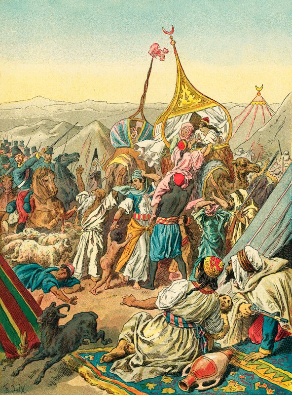 Abd El Kaderin heimon vangitseminen tekijältä Frederic Theodore Lix