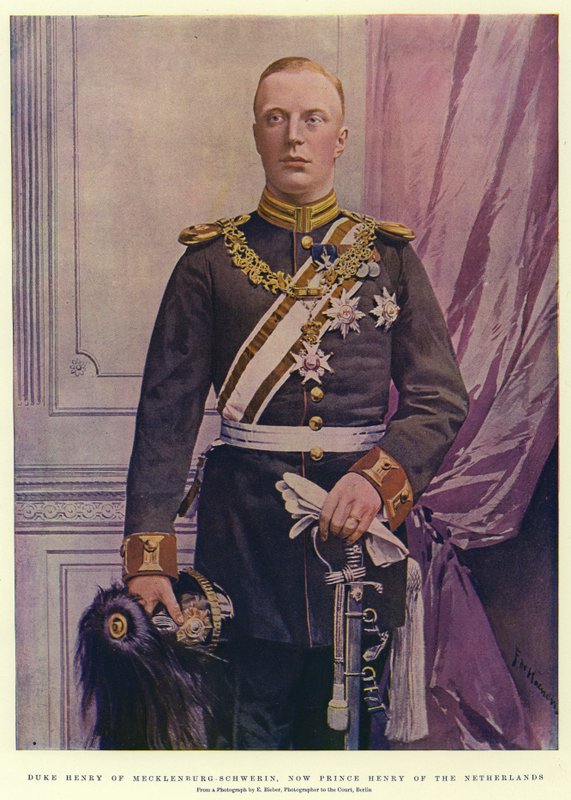 Mecklenburg-Schwerinin herttua Henrik, nykyinen Alankomaiden prinssi Henrik tekijältä Frederic de Haenen