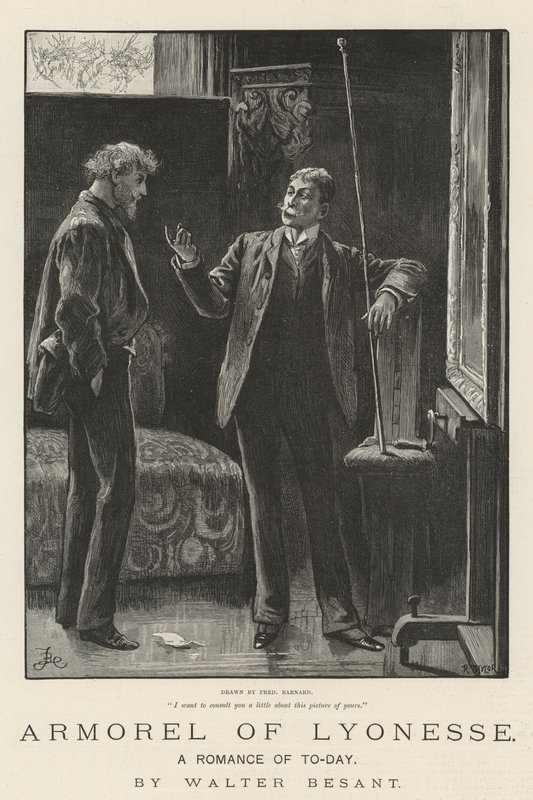 Armorel of Lyonesse, Tämän päivän romanssi, Walter Besant tekijältä Frederick Barnard