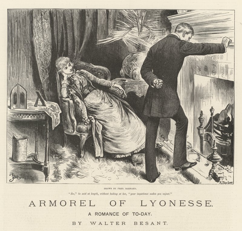 Armorel of Lyonesse, Tämän päivän romanssi, Walter Besant tekijältä Frederick Barnard
