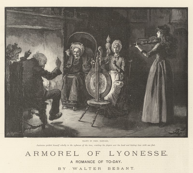 Armorel of Lyonesse, Tämän päivän romanssi, Walter Besant tekijältä Frederick Barnard
