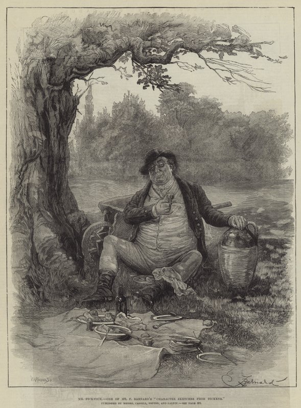 herra Pickwick tekijältä Frederick Barnard
