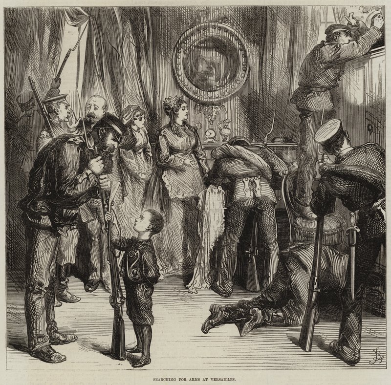 Etsitään aseita Versailles