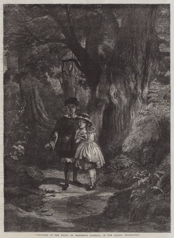 Lapset metsässä tekijältä Frederick Goodall