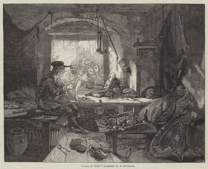 Pariisissa vuonna 1848 tekijältä Frederick Goodall