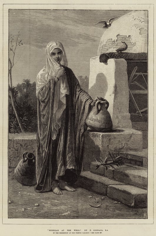 Rebeka kaivolla tekijältä Frederick Goodall