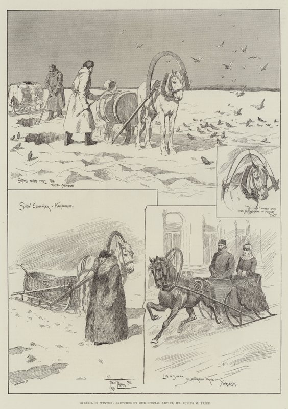 Siperia talvella tekijältä Frederick Pegram