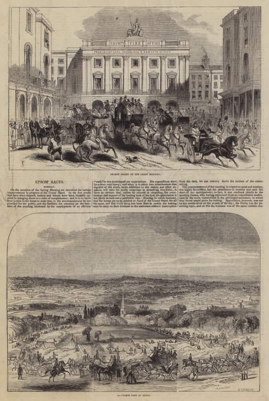 Epsom Races tekijältä Frederick Shepherd