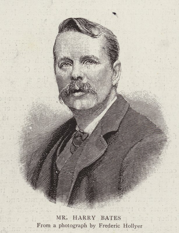 Harry Bates, brittiläinen kuvanveistäjä (litho) tekijältä Frederick (after) Hollyer