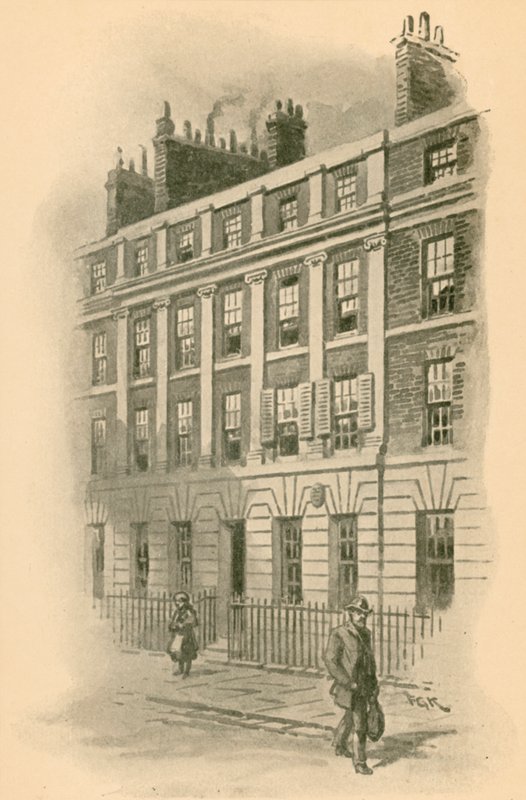 No 15 Furnivals Inn, Holborn, Lontoo, Charles Dickensin asuinpaikka tekijältä Frederick George Kitton