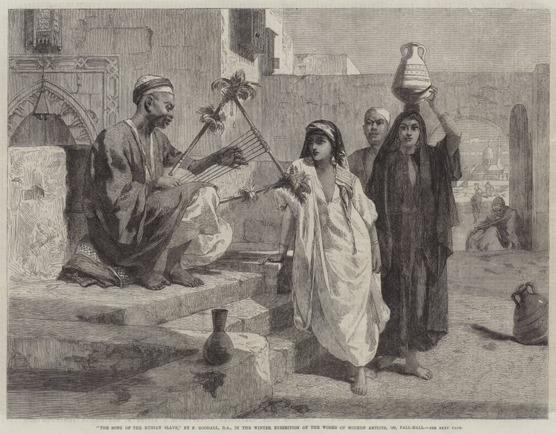 Nubian orjan laulu tekijältä Frederick Goodall
