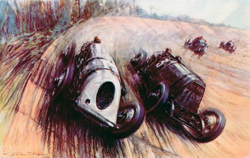 Una batalla de gegants a Brooklands, el Leyland blanc de Parry Thomas lluitant contra el gran Fiat d