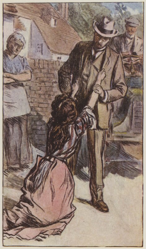 Rudyard Kiplingin kuvitus Heille (väri litho) tekijältä Frederick Henry Townsend