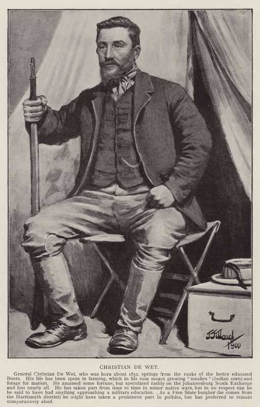 Christian De Wet (litho) tekijältä Frederick Judd Waugh