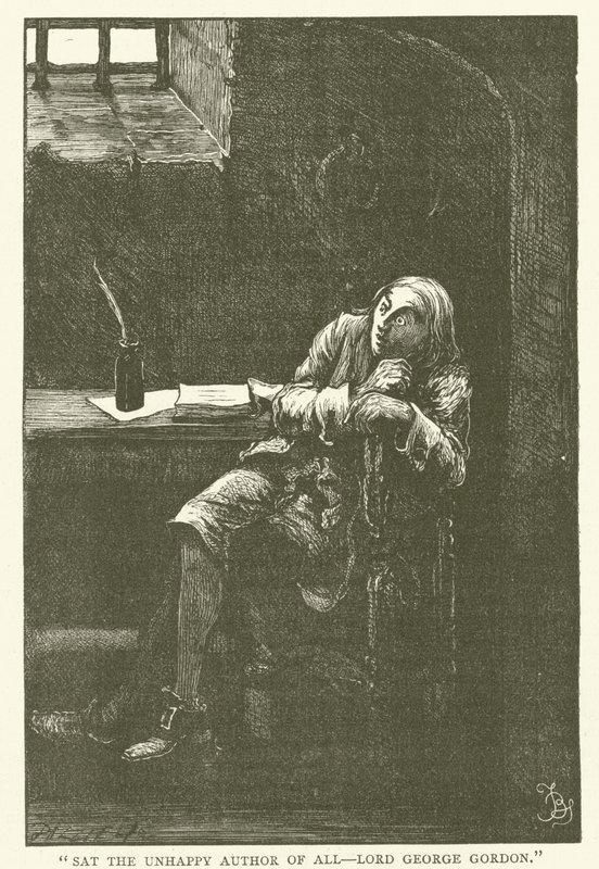 Kuvitus Barnaby Rudgelle tekijältä Frederick L. Bernard