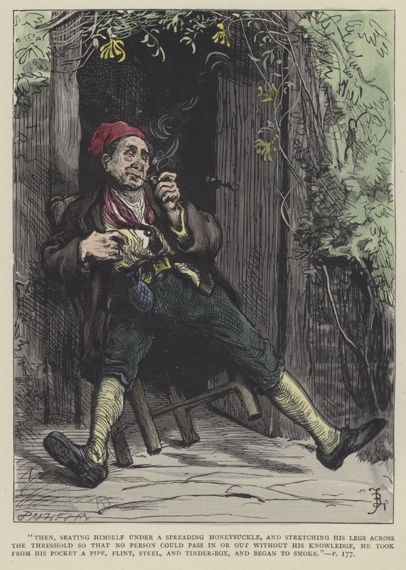 Kuvitus Barnaby Rudgelle tekijältä Frederick L. Bernard