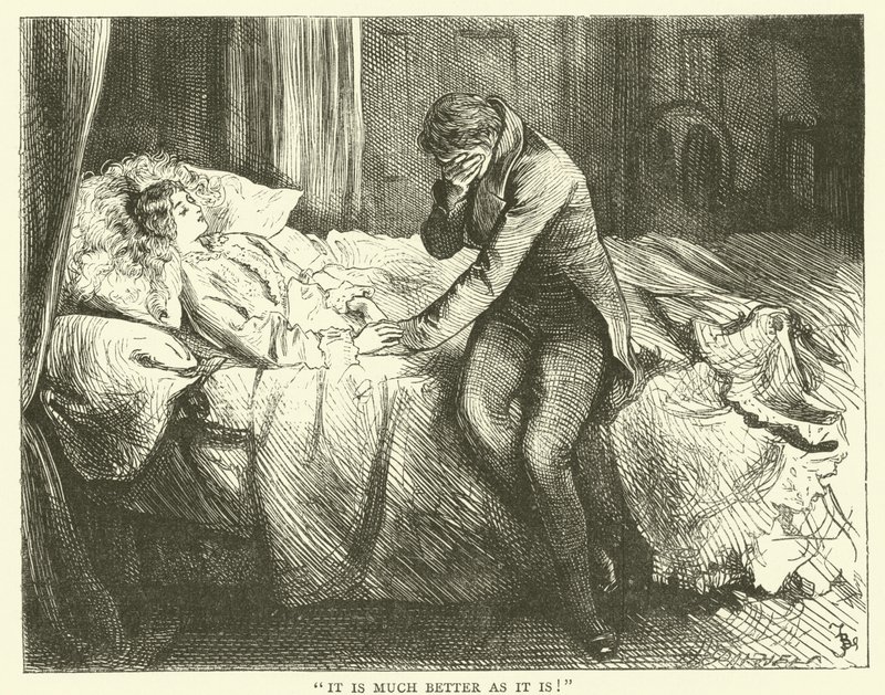 Kuvitus David Copperfieldille tekijältä Frederick L. Bernard