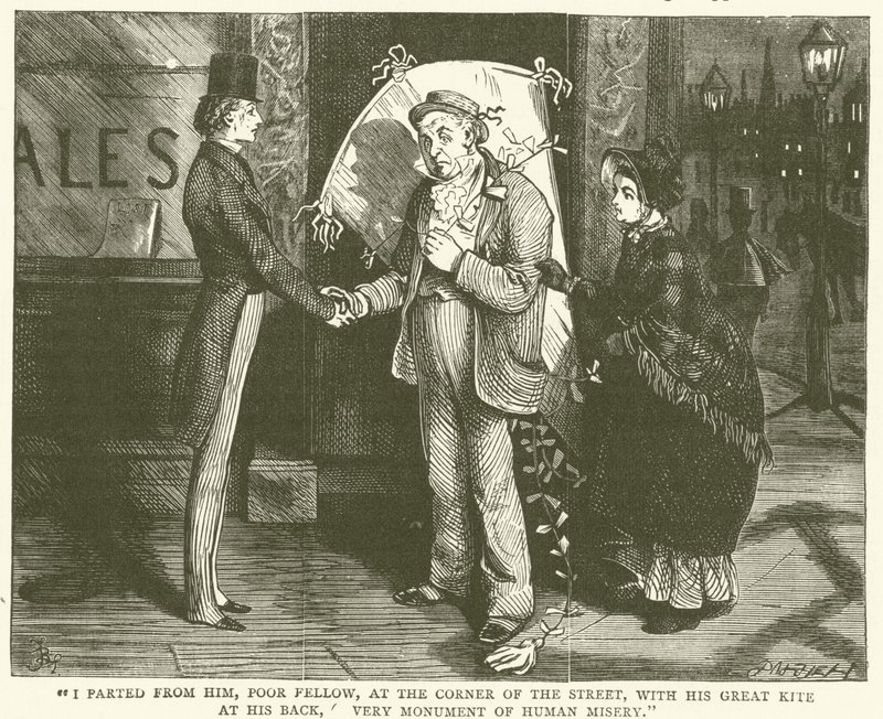 Kuvitus David Copperfieldille tekijältä Frederick L. Bernard