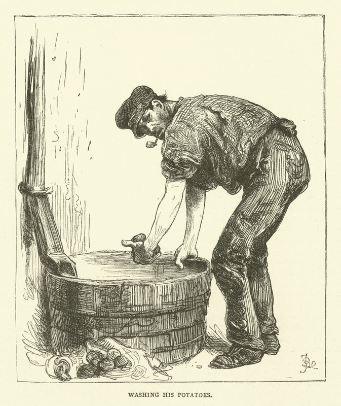 Perunoita pesemässä tekijältä Frederick L. Bernard