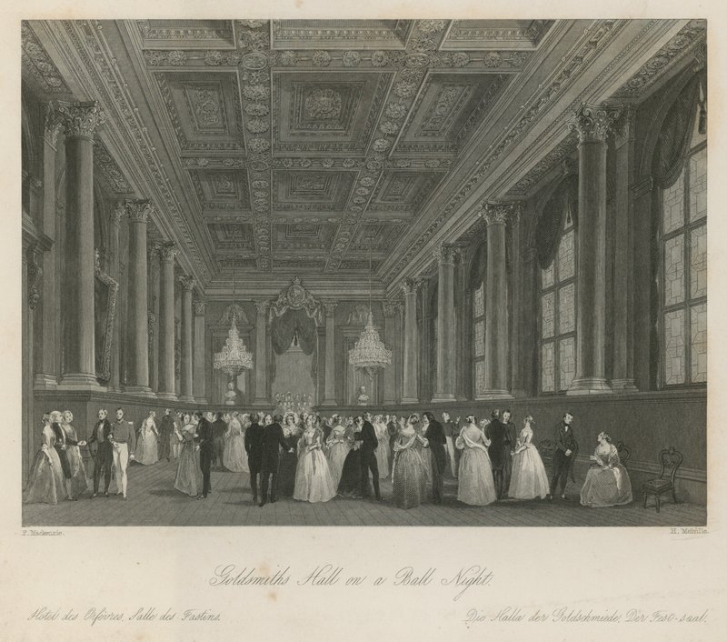 Goldsmiths Hall juhla-iltana tekijältä Frederick Mackenzie