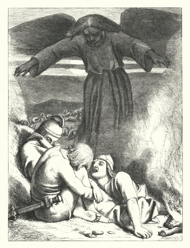 Sanheribin tuho (kaiverrus) tekijältä Frederick Richard Pickersgill