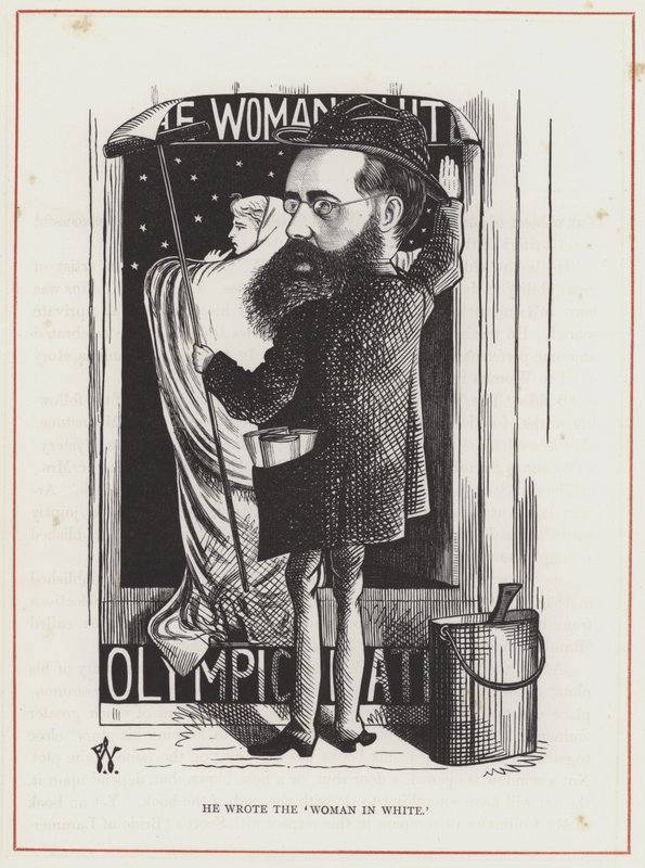 Wilkie Collins, Nainen valkoisessa tekijältä Frederick Waddy