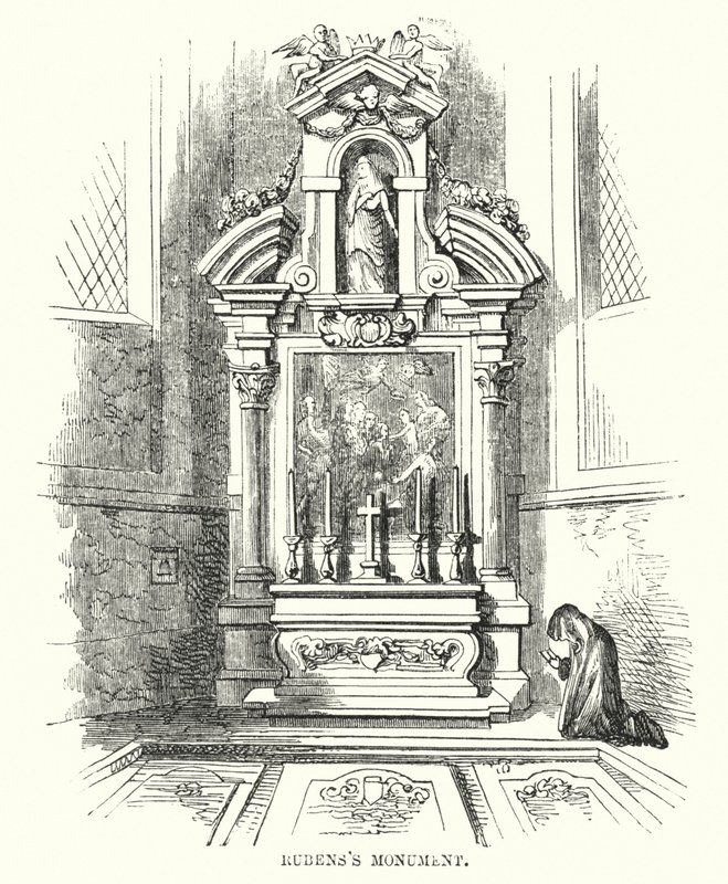 Monument a Rubens (gravat) finlandès tekijältä Frederick William Fairholt