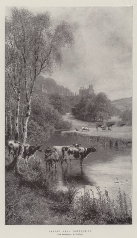 Haddon Hall, Derbyshire tekijältä Frederick William Hayes