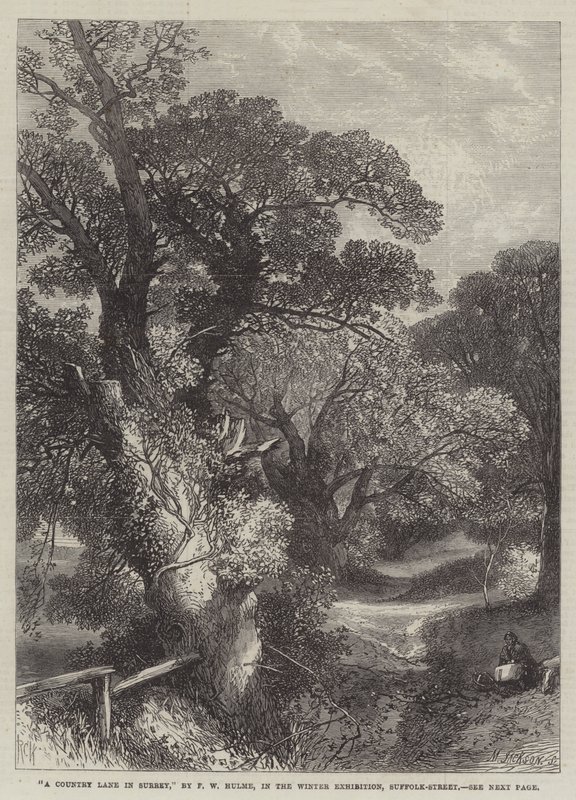 Country Lane Surreyssa tekijältä Frederick William Hulme