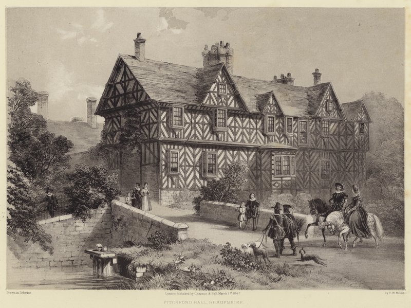 Pitchford Hall, Shropshire tekijältä Frederick William Hulme