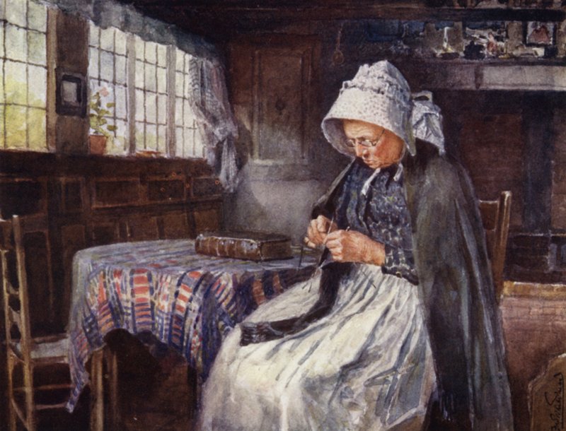 Anne Hathawayn mökki, sisustus tekijältä Frederick William Newton Whitehead