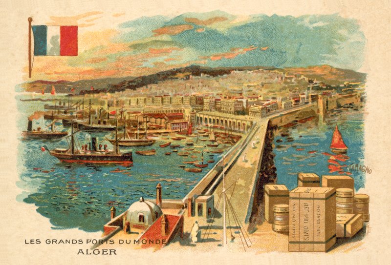 Alger (chromolitho) tekijältä French School