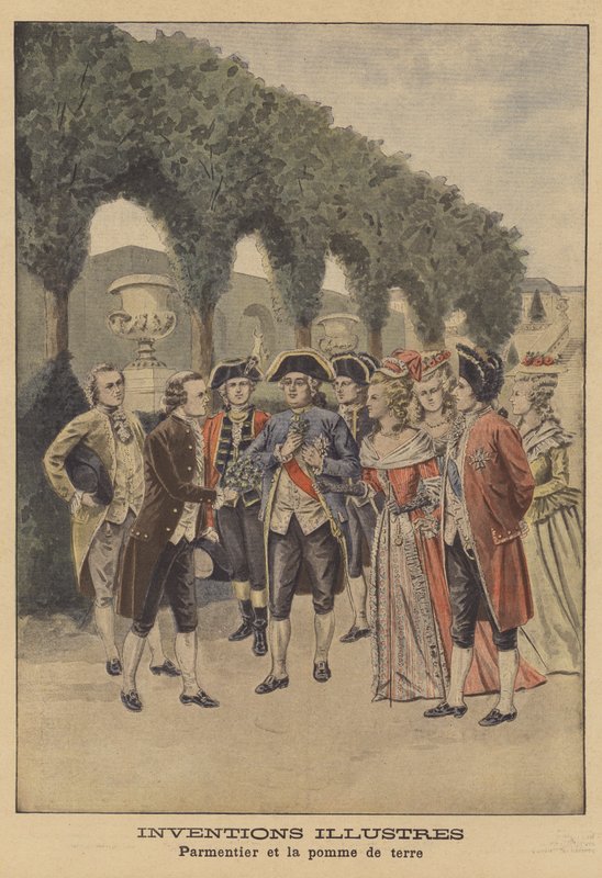 Antoine-Auguste Parmentier, ranskalainen perunan edistäjä ravinnon lähteenä tekijältä French School