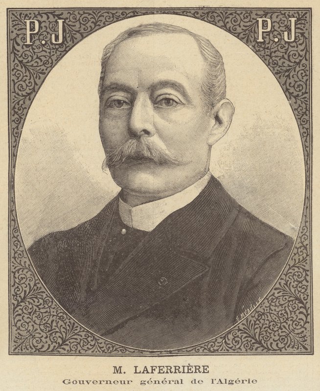 Edouard Laferriere, Algerian kenraalikuvernööri tekijältä French School