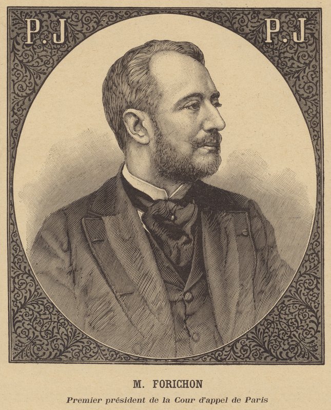 Emile Forichon, Pariisin muutoksenhakutuomioistuimen presidentti tekijältä French School