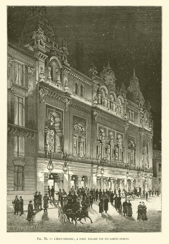 Eden-teatteri, Pariisissa valaisee Siemens-lamput tekijältä French School