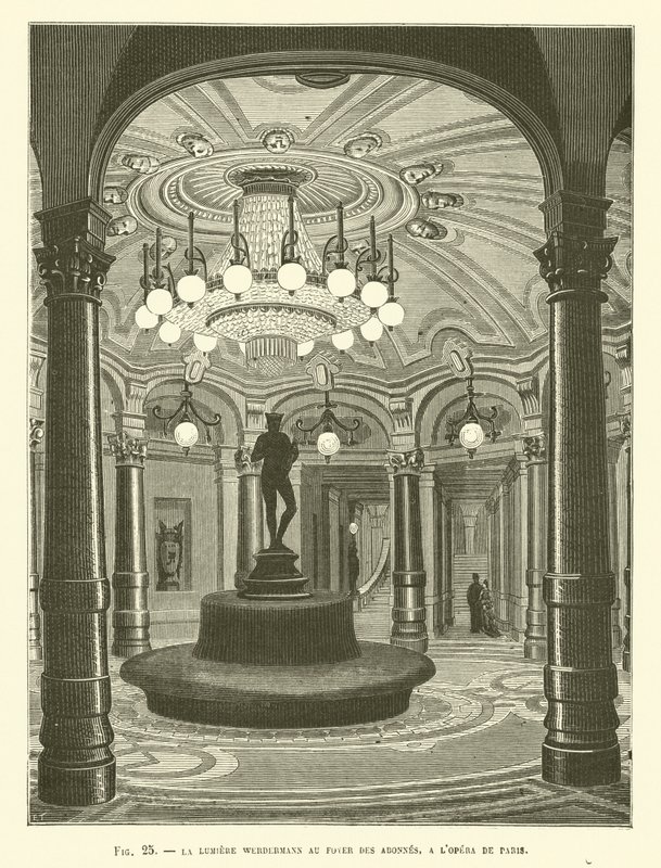La Lumiere Werdermann Foyer Des Abonnesissa, Pariisin oopperassa tekijältä French School
