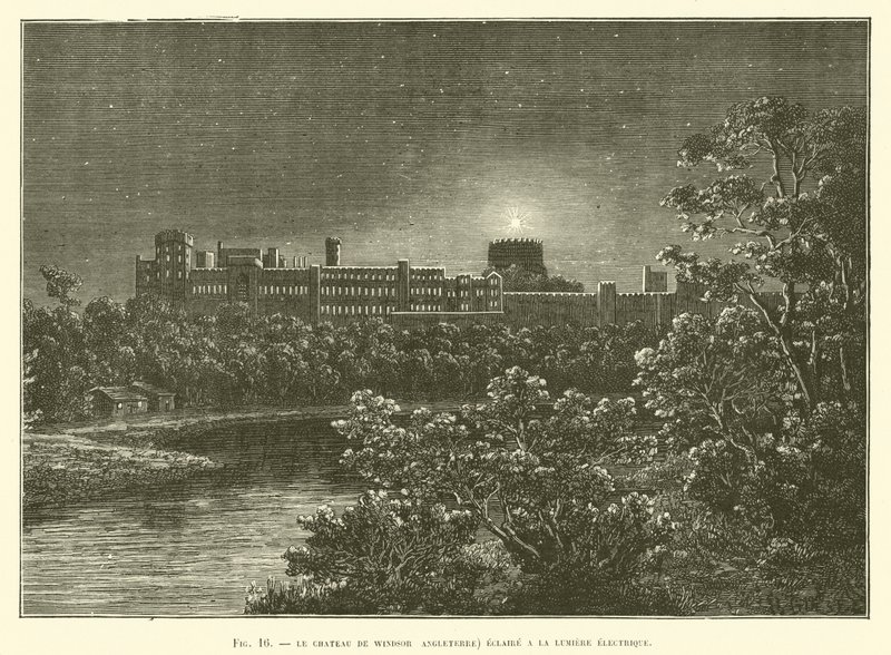Le Chateau De Windsor (Englanti) sähkövalolla tekijältä French School