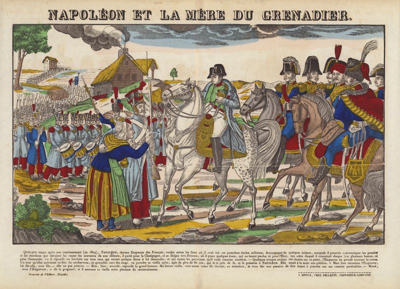 Napoleon Et La Mere du Grenadier tekijältä French School