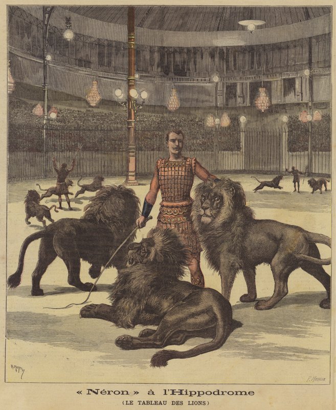 Nero, pantomiimi Hippodromilla, Pariisissa tekijältä French School
