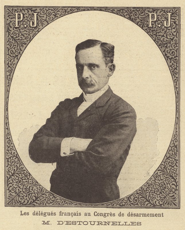 Paul dEstournelles de Constant, ranskalainen edustaja Haagin rauhankonferenssissa 1899 tekijältä French School