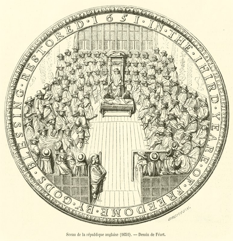 Englannin tasavallan sinetti, 1651 tekijältä French School