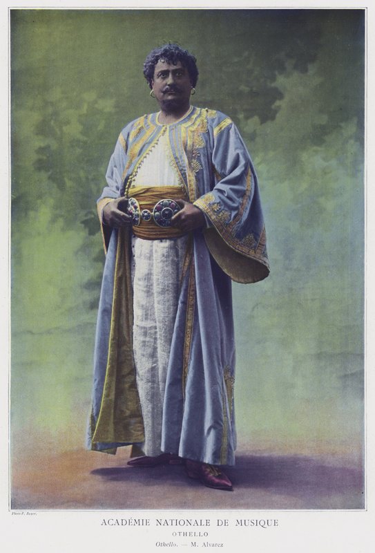 Albert Alvarez nimiroolissa Othellossa (värillinen kuva) tekijältä French Photographer
