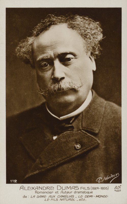 Alexandre Dumas, nuorempi (1824-1895), ranskalainen kirjailija ja näytelmäkirjailija tekijältä French Photographer