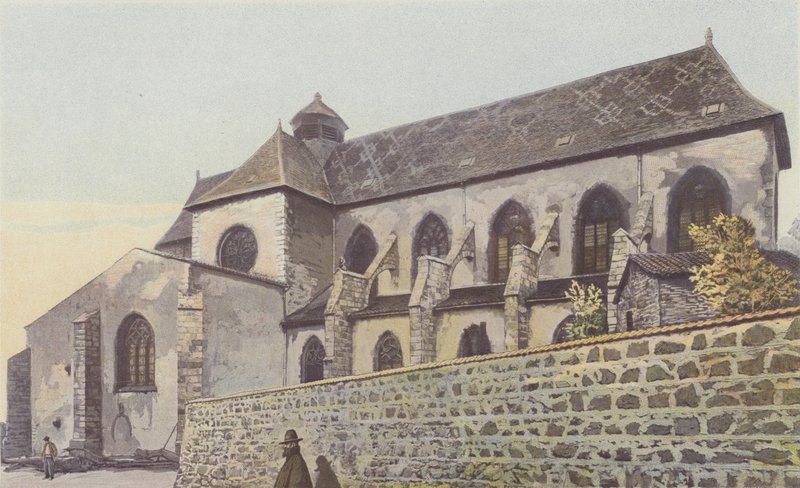Ambierle, Eglise, Facade S tekijältä French Photographer