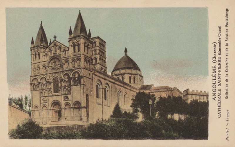 Angouleme, Charente, Saint-Pierren katedraali tekijältä French Photographer