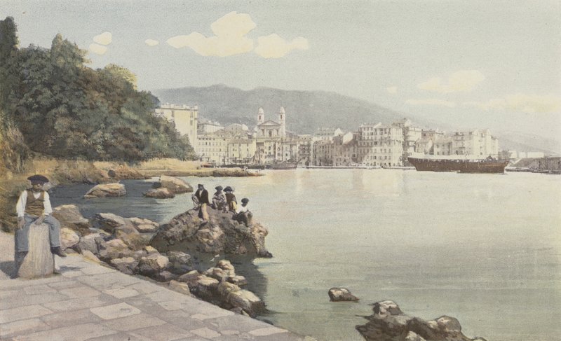Bastia, Näkymä vanhaan satamaan ja kaupunkiin tekijältä French Photographer