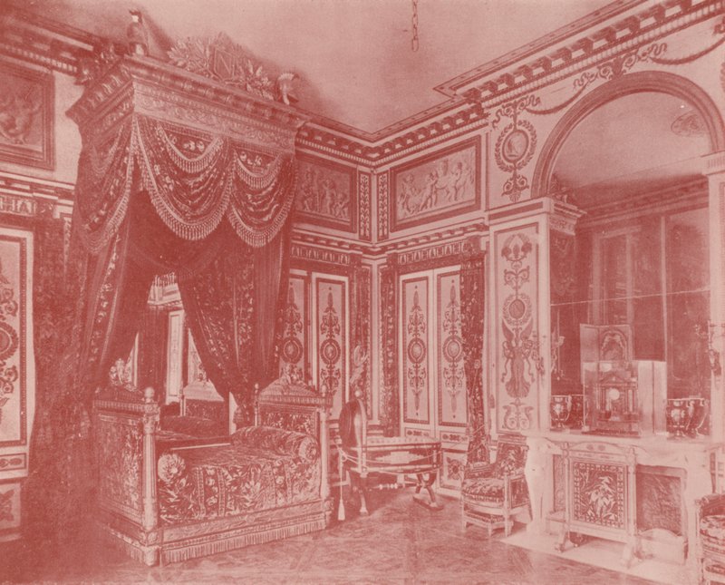 Napoleon I:n makuuhuone (m/w kuva) tekijältä French Photographer